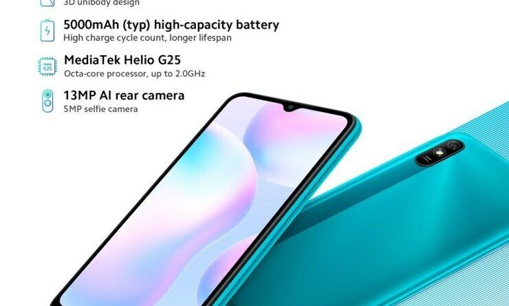【Pre-Owned】Xiaomi Redmi 9A 6.53" Display 64GB 4G LTE Cell Phone INT. Version