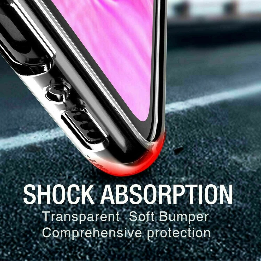 For OPPO REALME 6 SHOCKPROOF TPU CLEAR CASE SOFT SILICONE GEL BACK SLIM COVER