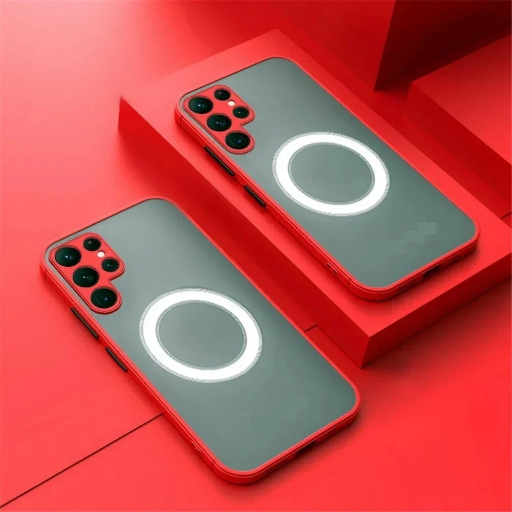 Phone Case For Samsung Galaxy S25 Ultra Plus Magnetic Shockproof Cover