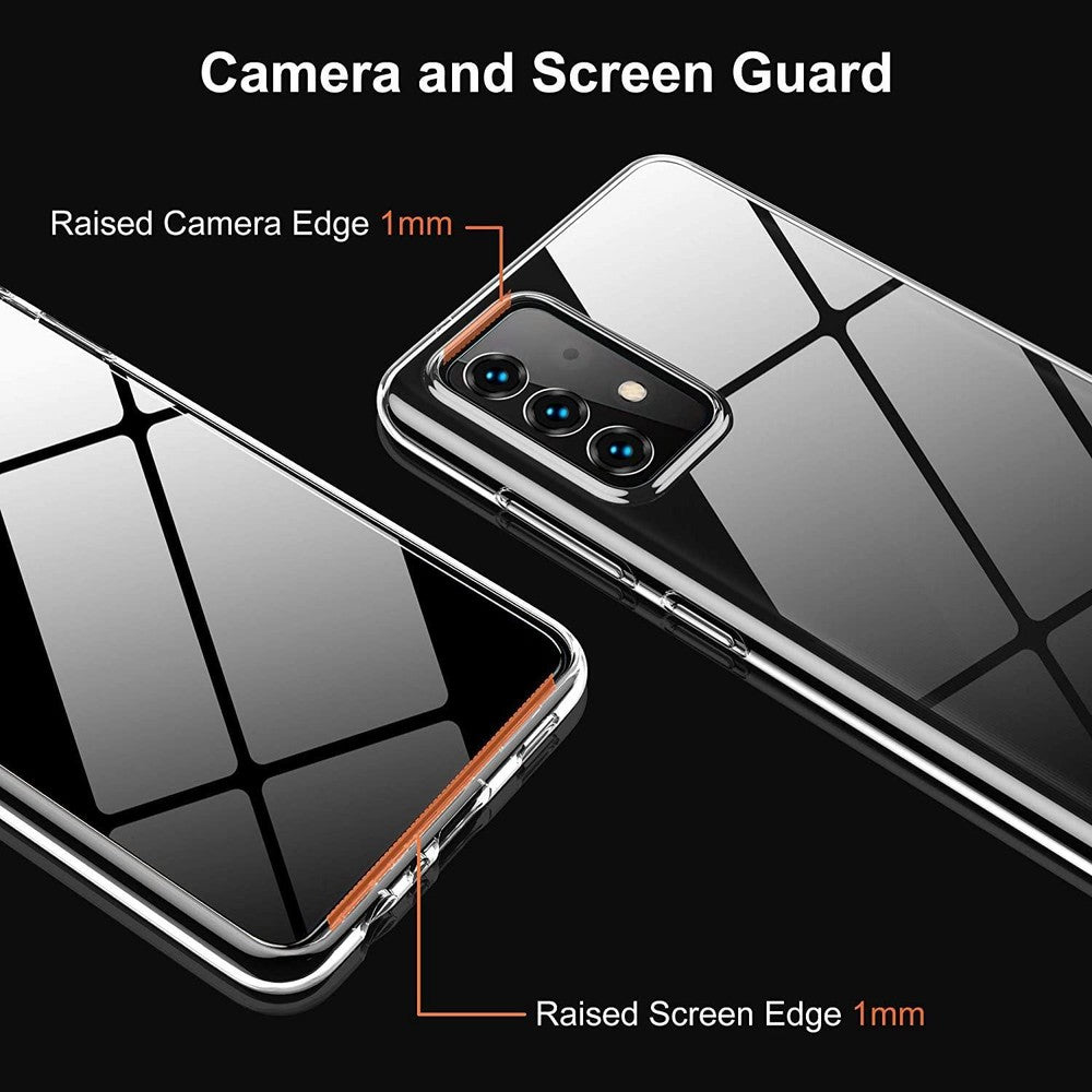 For Samsung Galaxy A13 4G Case, Slim Clear Shockproof Armor TPU Gel Phone Cover