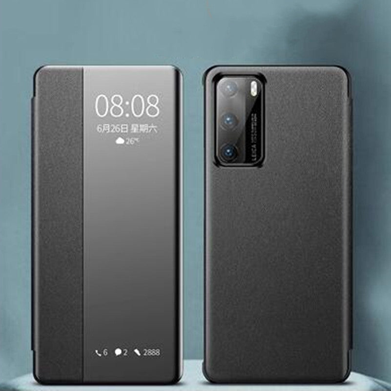 Smart View Protection Case Flip Cover for Huawei P40 Pro Mobile Phone
