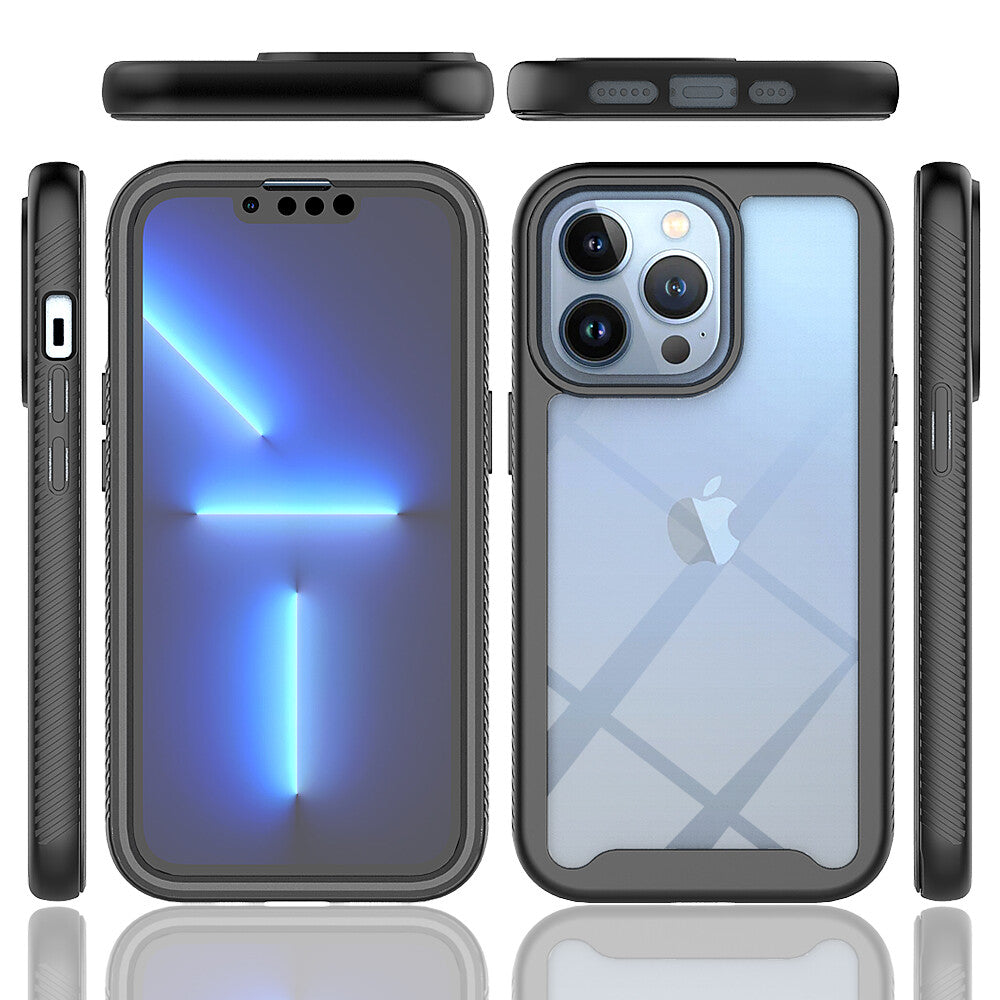 For iPhone 16e 16 15 Pro Max Full Body Rugged Phone Case with Screen Protector
