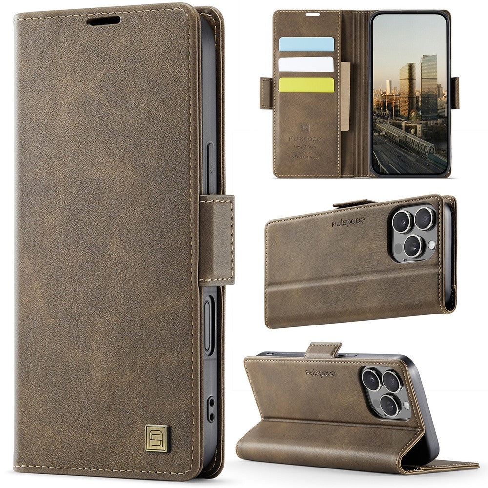 Leather Wallet Cell Phone Case For iPhone 16 15 Pro Max 14 Plus 13 12 Cover