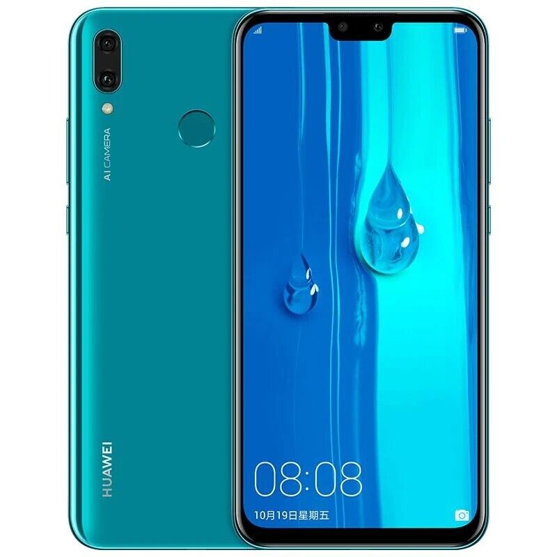 【Pre-Owned】Huawei Y9 2019 4G Dual SIM 128GB+4GB RAM 6.5 in Unlocked Smartphone-New Sealed