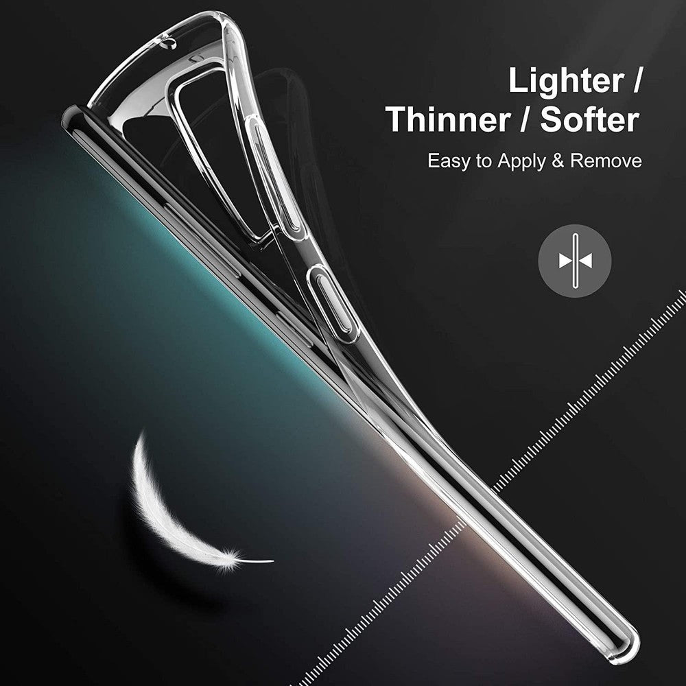 For Samsung Galaxy A13 4G Case, Slim Clear Shockproof Armor TPU Gel Phone Cover