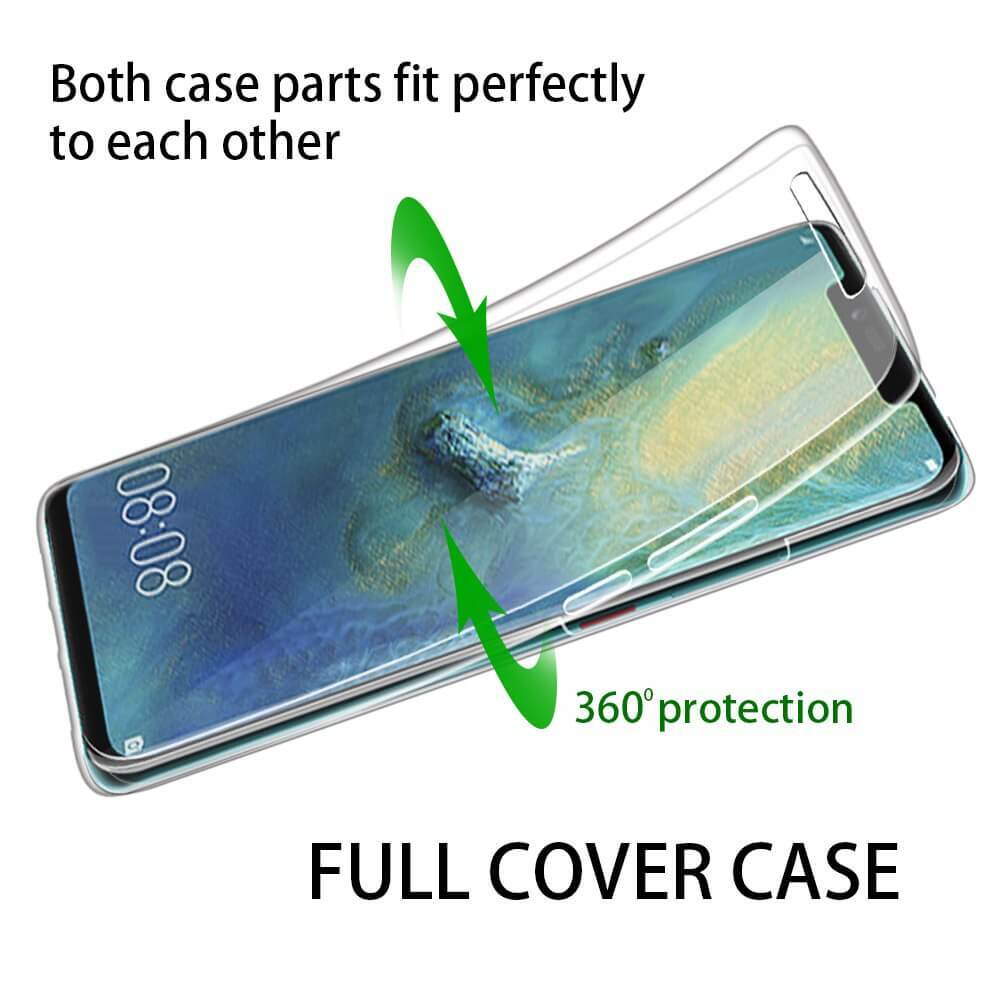 Case for Huawei Mate 20 Pro Full Body 360 Phone Cover Silicone Front