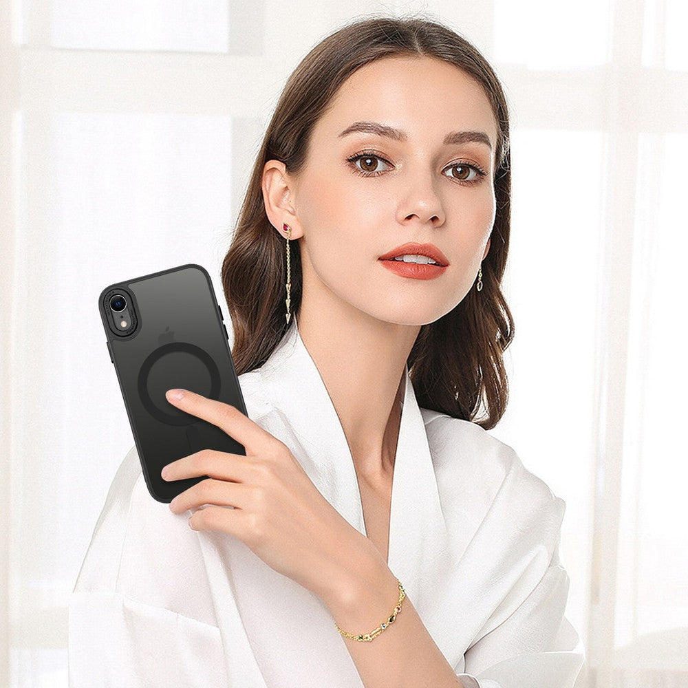 For iPhone XR 6.1" MagSafe Case Shockproof Matte Scratch Magnetic Cover
