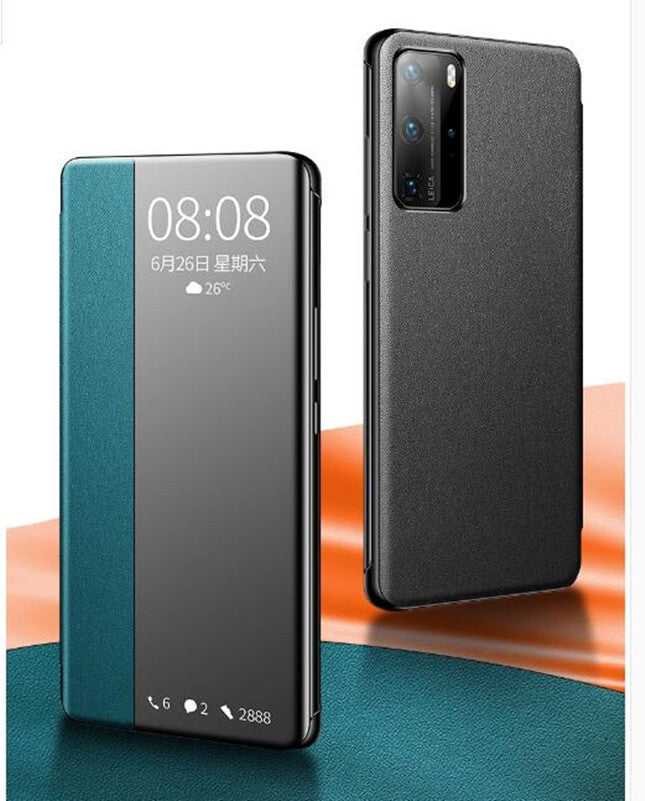 Smart View Protection Case Flip Cover for Huawei P40 Pro Mobile Phone