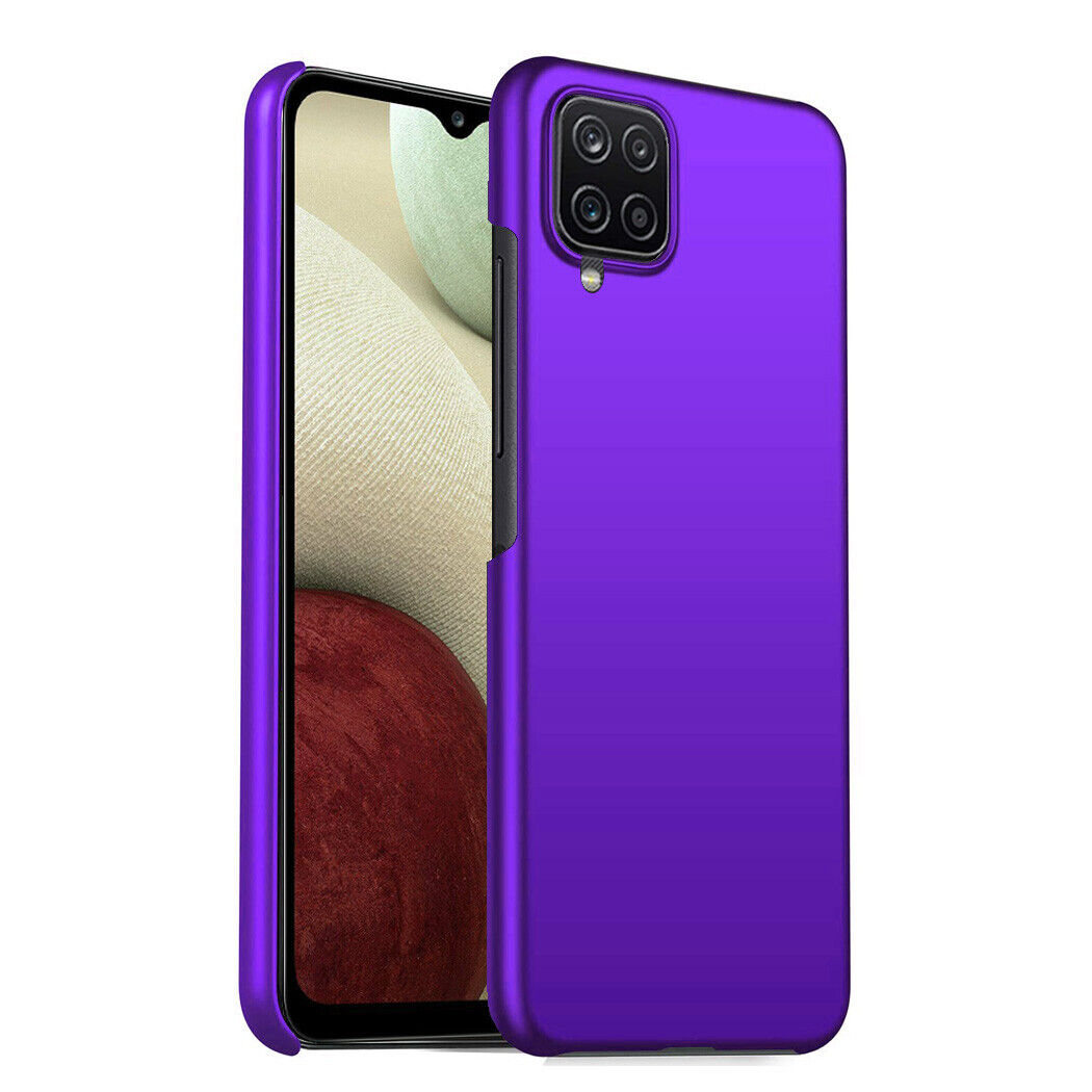 For Samsung Galaxy A12 Case - Ultra Slim Hard Case Armour Phone Matte Cover