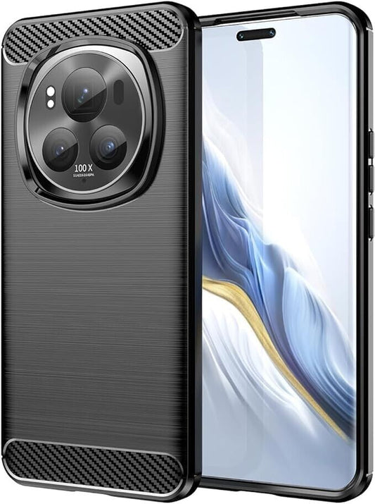 For HONOR MAGIC 6 PRO CARBON FIBRE CASE SHOCKPROOF SLIM HEAVY DUTY PHONE COVER