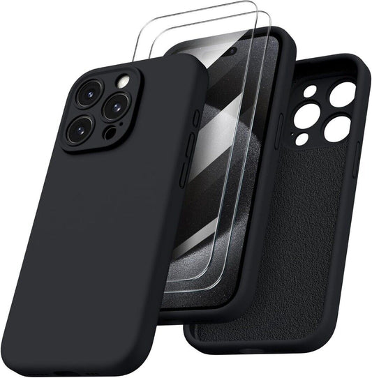 For Xiaomi Redmi 12 4G/5G Case, Black Silicone ARMOUR Shockproof Gel Phone Cover