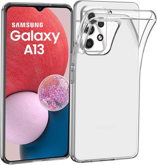 For Samsung Galaxy A13 4G Case, Slim Clear Shockproof Armor TPU Gel Phone Cover